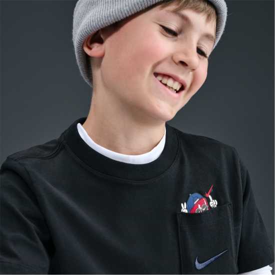 Nike Nsw Graph Tee Jn53 Black Детски тениски и фланелки