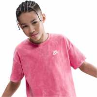 Nike Nsw Wash Tee Jn53 Pinksicle Детски тениски и фланелки