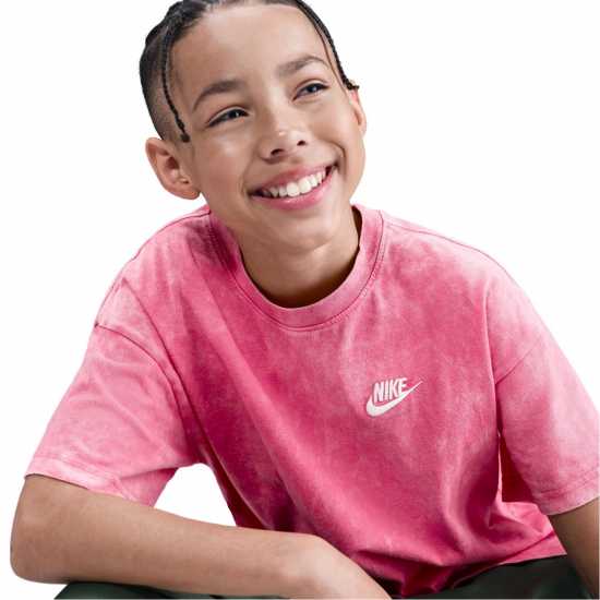 Детски тениски и фланелки Nike Nsw Wash Tee Jn53 Pinksicle Nike Nsw Wash Tee Jn53 Pinksicle Детски тениски и фланелки