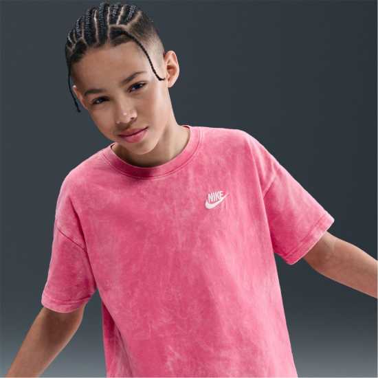 Детски тениски и фланелки Nike Nsw Wash Tee Jn53 Pinksicle Nike Nsw Wash Tee Jn53 Pinksicle Детски тениски и фланелки