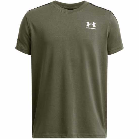 Under Armour Kids' Tape Regular Fit T-Shirt Морско зелено 