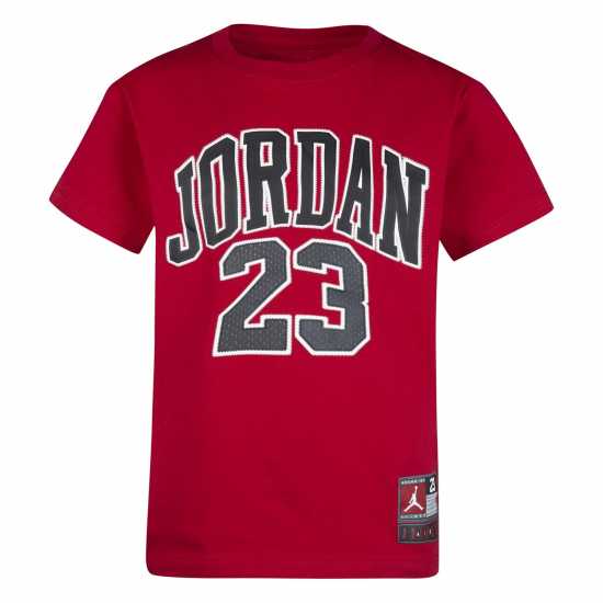 Air Jordan Flight Tee Jn53 Тренировъчен червен Детски тениски и фланелки
