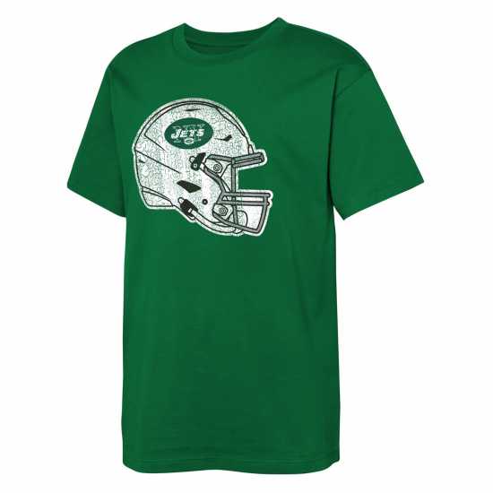 Nfl Retro Tee Jn61 NY Jets Детски тениски и фланелки