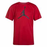 Nike Тениска Момчета Air Jordan T Shirt Junior Boys Gym Red Детски тениски и фланелки