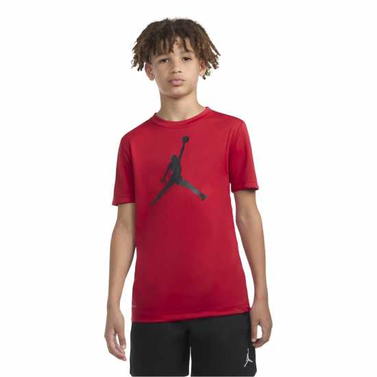 Детски тениски и фланелки Тениска Момчета Air Jordan T Shirt Junior Boys Тренировъчен червен Тениска Момчета Air Jordan T Shirt Junior Boys Тренировъчен червен Детски тениски и фланелки