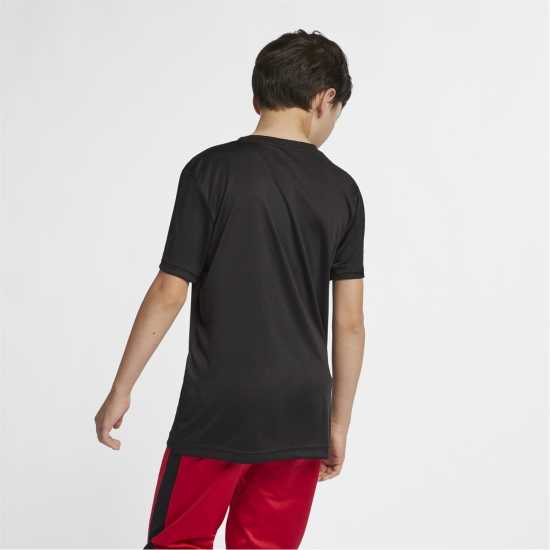 Тениска Момчета Air Jordan T Shirt Junior Boys Черно Детски тениски и фланелки
