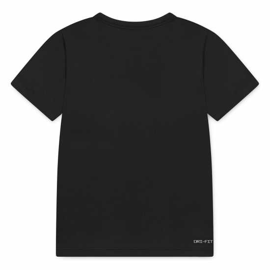 Тениска Момчета Air Jordan T Shirt Junior Boys Черно Детски тениски и фланелки