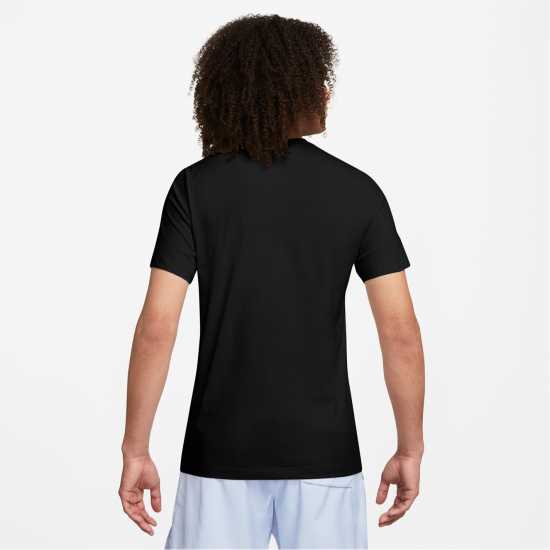 Nike Just Do It Swoosh T-Shirt Mens Черно/Бяло Nike Just Do It Swoosh T-Shirt Mens Черно/Бяло