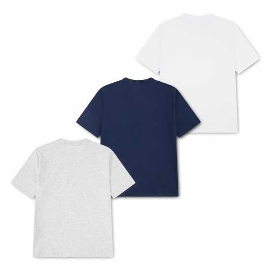 Hurley Core Lg T 3 P Jn71 Grey Heather 