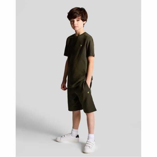Lyle And Scott Kids' T-Shirt Olive 