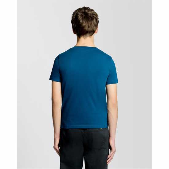 Lyle And Scott Kids' T-Shirt Blue Lyle And Scott Kids' T-Shirt Blue
