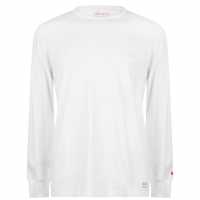Albam Utility Pocket Long Sleeve T-Shirt White Мъжки ризи