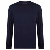 Albam Utility Pocket Long Sleeve T-Shirt Navy Мъжки ризи