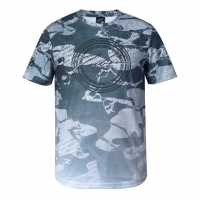 Fabric Мъжка Тениска T Shirt Mens Grey Camo Мъжки ризи