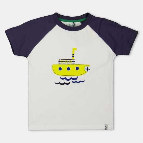 Lilly And Sid Raglan Ship T Jn99  Детски тениски и фланелки