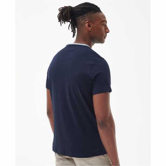 Barbour Steaford Panel T-Shirt Navy 