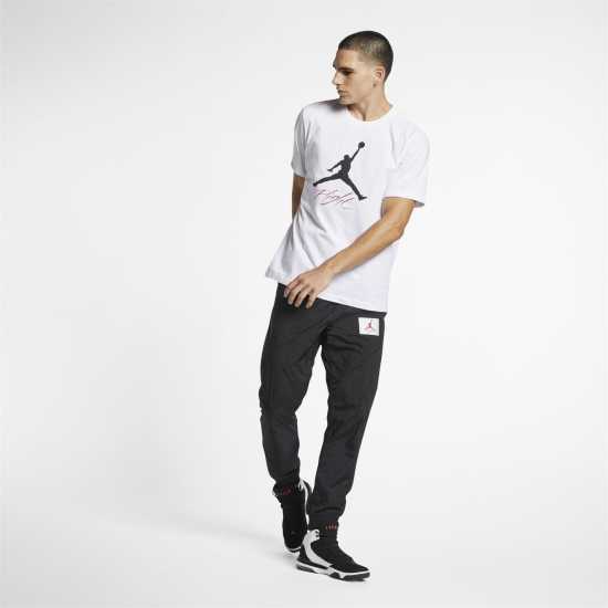 Мъжка Риза Air Jordan Jumpman T-Shirt Mens Бяло/Черно Мъжка Риза Air Jordan Jumpman T-Shirt Mens Бяло/Черно