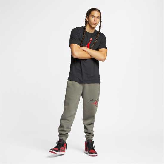 Мъжка Риза Air Jordan Jumpman T-Shirt Mens Черно/Червено Мъжка Риза Air Jordan Jumpman T-Shirt Mens Черно/Червено