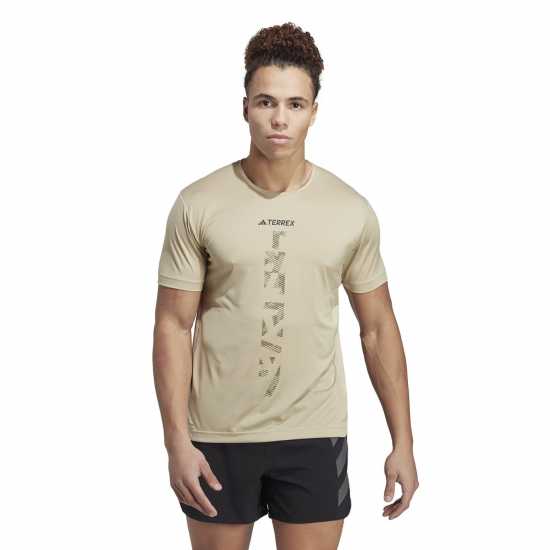 Adidas Terrex Agravic Trail Running T-Shirt savannah Мъжки ризи