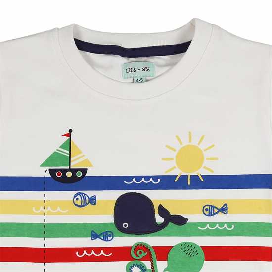 Lilly And Sid Retro Summer Tee Jn99  Детски тениски и фланелки