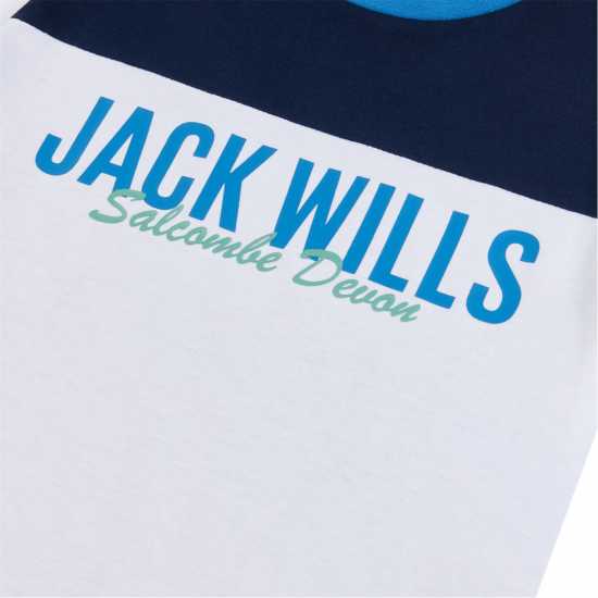 Jack Wills Devon Colr Blk T Jn99  Детски тениски и фланелки