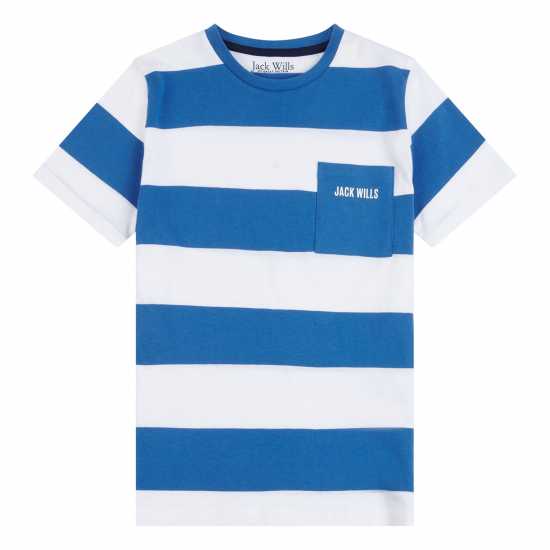 Jack Wills Rugby Stripe Tee Jn99  Детски тениски и фланелки