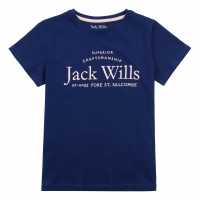 Jw Script Tee Jn99 Medieval Blue Детски тениски и фланелки