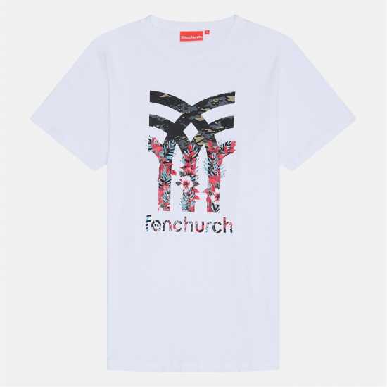 Fenchurch Men's Prinevil Regular Fit T-Shirt White Fenchurch Men's Prinevil Regular Fit T-Shirt White