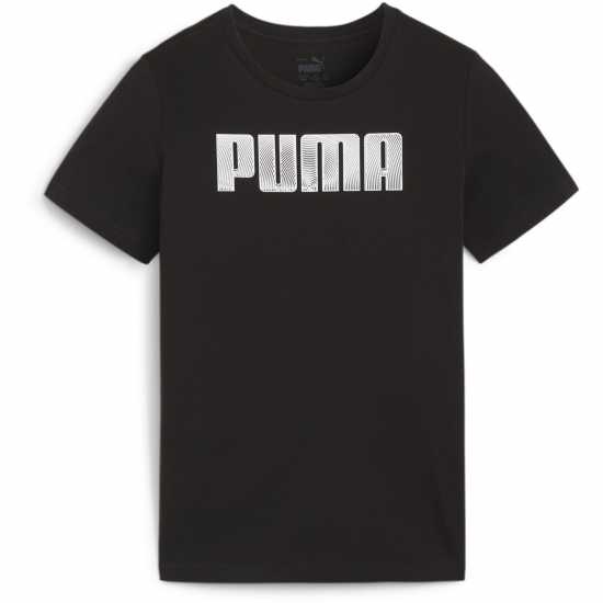 Puma Kids' Regular Fit T-Shirt Черно Пума 