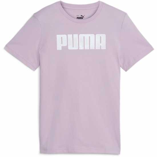 Puma Unisex Kids' Regular Fit T-Shirt Гроздово мъглене Puma Unisex Kids' Regular Fit T-Shirt Гроздово мъглене