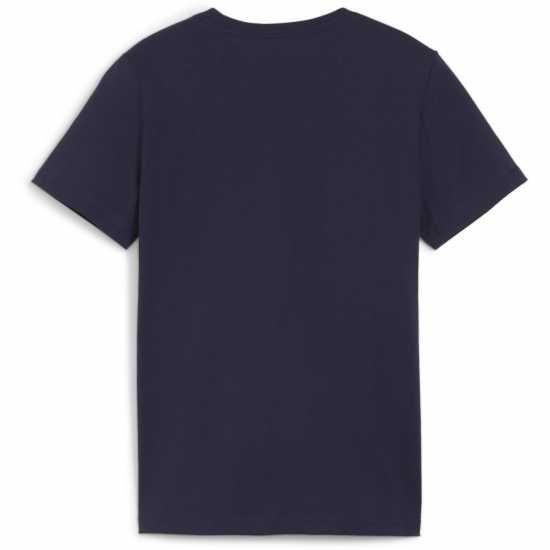 Puma Unisex Kids' Regular Fit T-Shirt Морска синьо 