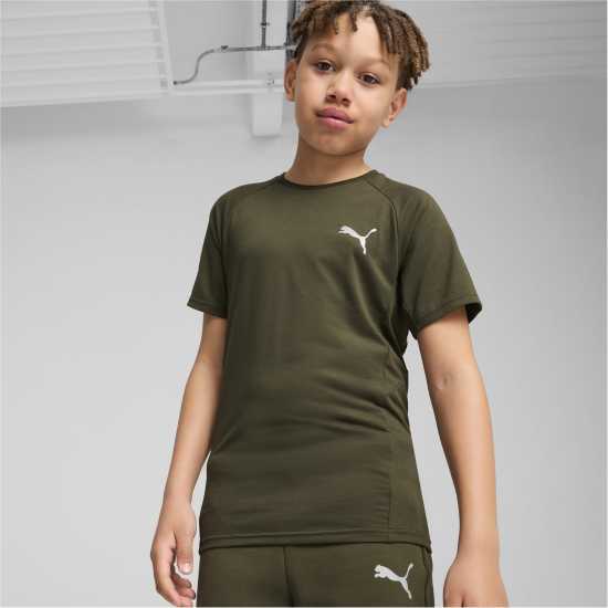 Puma Evostripe Tee B T-Shirt Unisex Kids  Детски тениски и фланелки