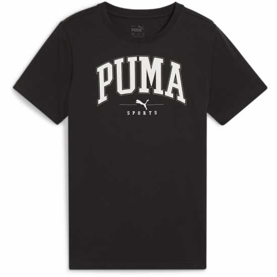 Детски тениски и фланелки Puma Squad Big Graphic Tee B T-Shirt Unisex Kids Черно Пума Puma Squad Big Graphic Tee B T-Shirt Unisex Kids Черно Пума Детски тениски и фланелки