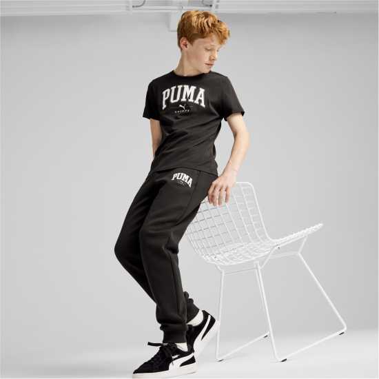 Детски тениски и фланелки Puma Squad Big Graphic Tee B T-Shirt Unisex Kids Черно Пума Puma Squad Big Graphic Tee B T-Shirt Unisex Kids Черно Пума Детски тениски и фланелки