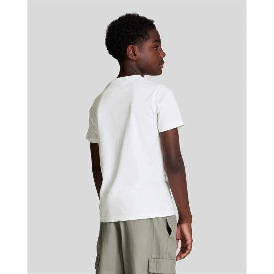 Lyle And Scott Kids' Graphic Regular Fit T-Shirt Бял 626 