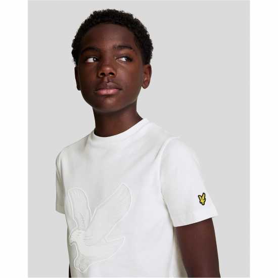 Lyle And Scott Kids' Graphic Regular Fit T-Shirt Бял 626 
