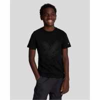 Lyle And Scott Kids' Graphic Regular Fit T-Shirt Черен Z865 