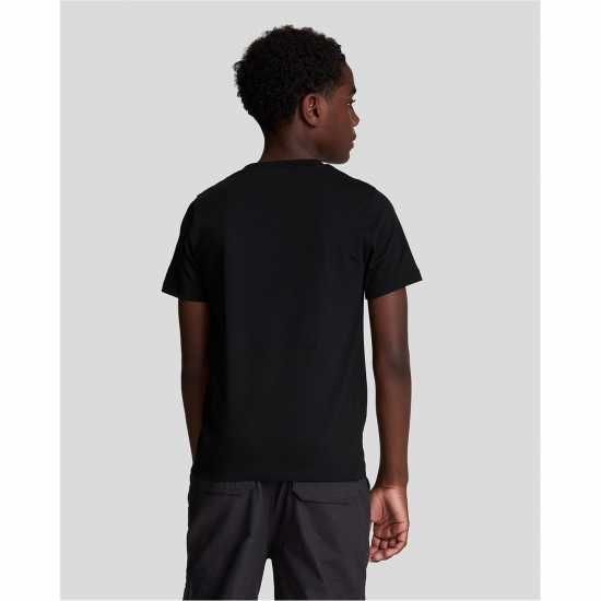 Lyle And Scott Kids' Graphic Regular Fit T-Shirt Черен Z865 Lyle And Scott Kids' Graphic Regular Fit T-Shirt Черен Z865