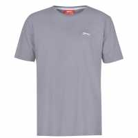 Slazenger Мъжка Риза Plain T-Shirt Mens Роза Мъжко облекло за едри хора