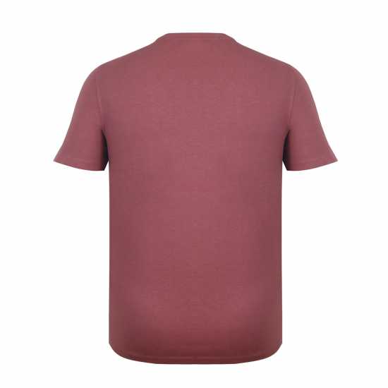 Slazenger Мъжка Тениска Plain T Shirt Mens Rose Мъжко облекло за едри хора