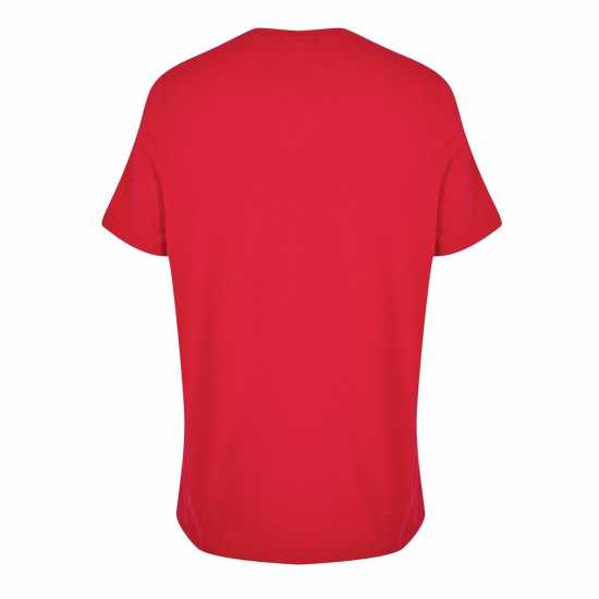 Slazenger Мъжка Тениска Plain T Shirt Mens Red Мъжко облекло за едри хора