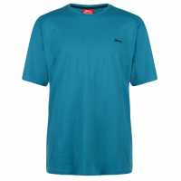 Slazenger Мъжка Тениска Plain T Shirt Mens Pink Мъжко облекло за едри хора