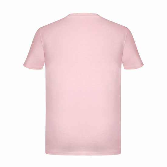 Slazenger Мъжка Тениска Plain T Shirt Mens Pink Мъжко облекло за едри хора