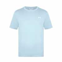 Slazenger Мъжка Риза Plain T-Shirt Mens Powder Blue Мъжки потници