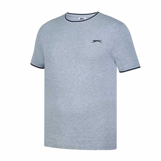 Slazenger Мъжка Тениска Tipped T Shirt Mens