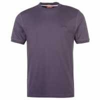Slazenger Мъжка Тениска Tipped T Shirt Mens Dark Purple Мъжко облекло за едри хора
