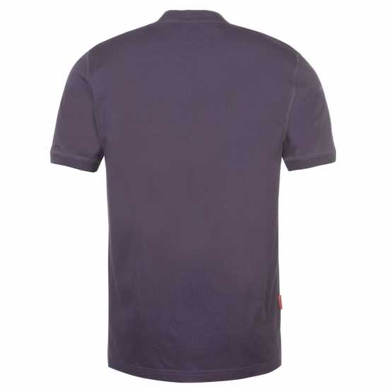 Slazenger Мъжка Тениска Tipped T Shirt Mens Dark Purple Мъжко облекло за едри хора