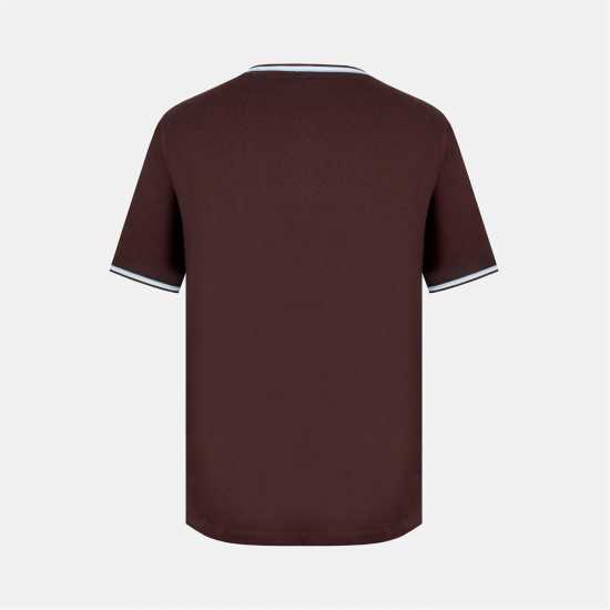 Slazenger Мъжка Тениска Tipped T Shirt Mens  