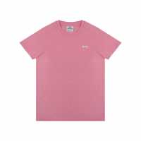 Slazenger Тениска Junior Boys Plain Tee Shirt Pink Marl 
