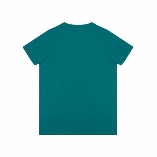Slazenger Тениска Junior Boys Plain Tee Shirt Синьо-зелено Детски тениски и фланелки